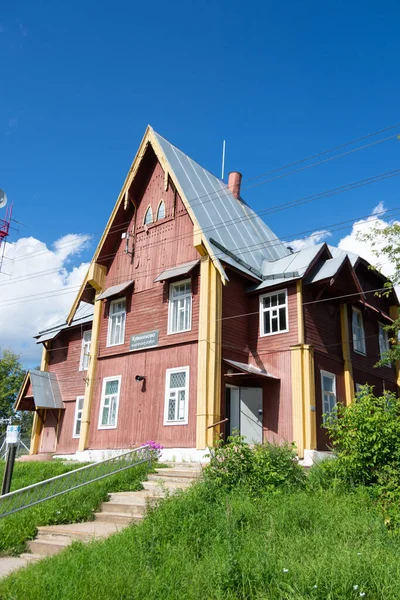 Staré Dřevěné Nádraží Kuvshinovo Oblast Tver Rusko — Stock fotografie