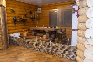 Süt ve jöleli peynir tarihi müzesi. Müze sergileri. Rusya, Moskova bölgesi, Pushkinsky bölgesi, LLC 