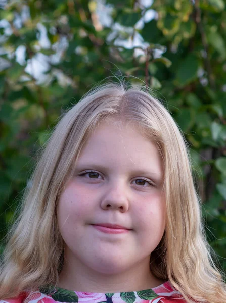 Emotions Girl Expresses Different Emotions Her Face — Stock Photo, Image