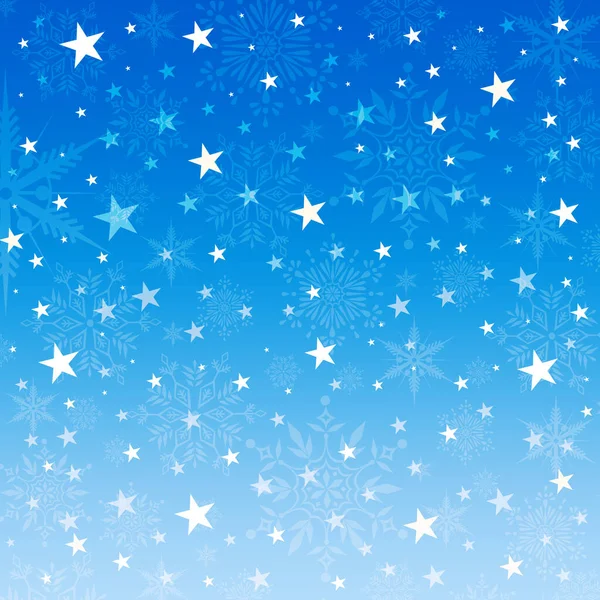 Illustration Eines Weihnachtlichen Hintergrunds Mit Sternen — Stockfoto