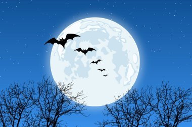 Cadılar Bayramı arka plan çizimi