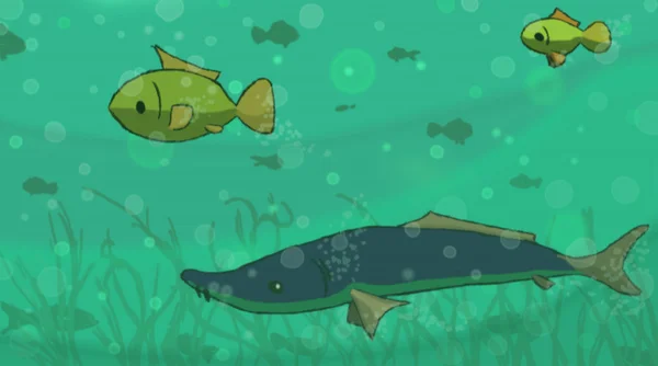 Fisch Cartoon Illustration — Stockfoto