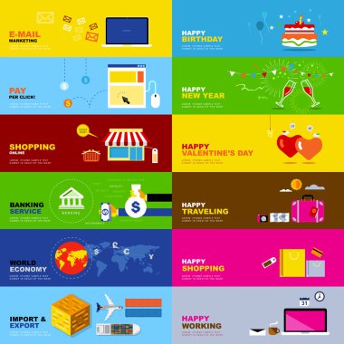 iş online, shooping, taşıma, ekonomi hakkında altı kavramları