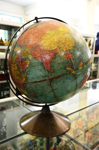 Simülasyon Globe bir harita — Stok fotoğraf