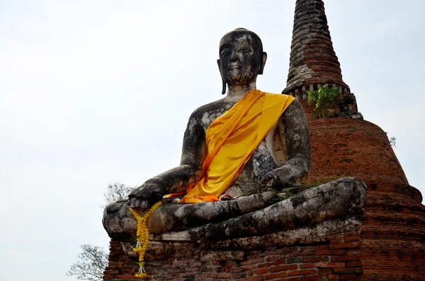 Wat Worachet Tharam templo em Ayutthaya, Tailândia — Fotografia de Stock
