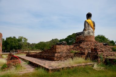 WAT Worachet Tharam Tapınağı'nda Ayutthaya, Tayland