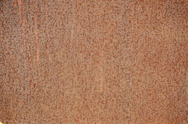 Çelik duvar arka yüzeyinde pas