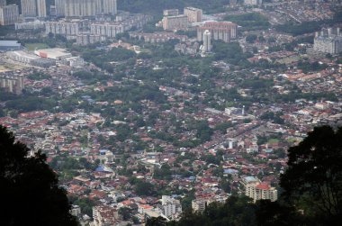 Cityscape ve manzara Penang Şehir PE bakış açısından görüntüleme