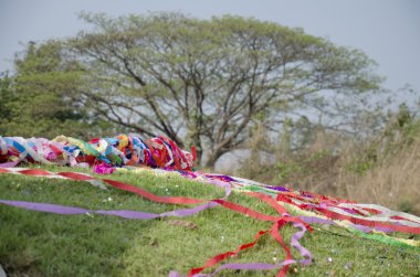Çin gelenek ve kültür süreç kağıt üzerinde bir oyun koymak renkli