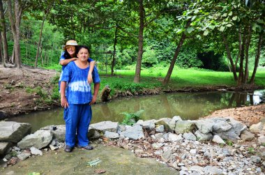 Aşık Tay portre şelaleler Kaplıcalar po yakınındaki akışı