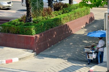 Tay adam insanlar yemek ve Satılık gıda Tay tarzında sepeti besi, Tarih