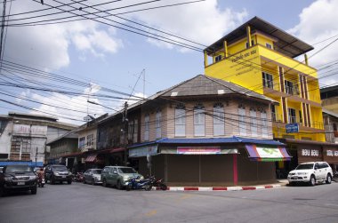 Eski şehir bina renkli bir çok ünlü turistik dest klasiktir