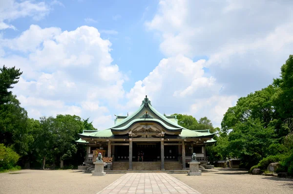 Svatyně Hokoku je šintoistická svatyně postavená na počest Toyotomi skrýt — Stock fotografie