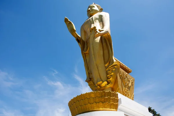 Pang Lila Leela Buda Heykeli Tayland Halkı Gezginler Için Dağlarda — Stok fotoğraf