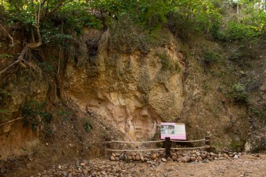 Tayland 'ın başkenti Chiang Mai' de bulunan Doi Lo şehrindeki Mae Wang Ulusal Parkı 'nın vahşi ormanlarını takip eden Pha Chor kanyon kayalıklarını ziyaret edin.