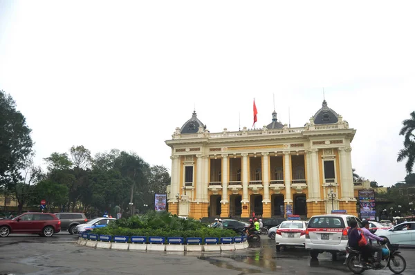 Klassisches Antikes Modernes Gebäude Hanoi Opera House Oder Nha Hat — Stockfoto