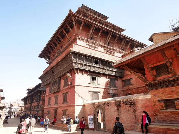 Oude Antieke Gebouw Tempel Aanbidding Heiligdom Paleis Voor Nepalese Mensen — Stockfoto