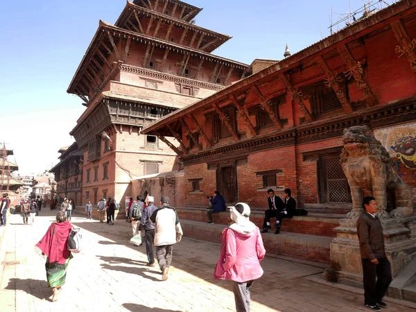Starożytny Zabytkowy Budynek Świątyni Świątyni Świątyni Świątyni Pałac Dla Nepalczyków — Zdjęcie stockowe