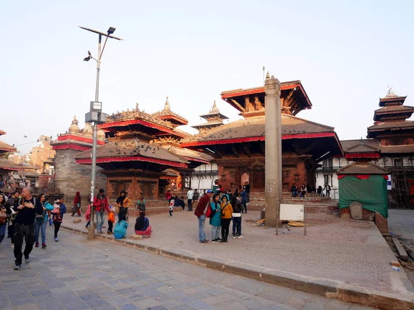 Voir Paysage Paysage Urbain Mode Vie Local Nepali Avec Des — Photo