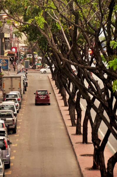 View Landscape Cityscape Local Lifestyle Filipino People Foreign Travelers Walking — Φωτογραφία Αρχείου