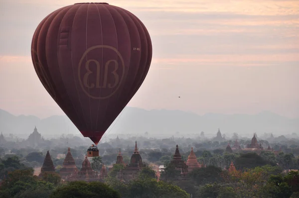 View Cityscape Bagan Pagan Ancient City Landscape Unesco World Heritage — Stockfoto