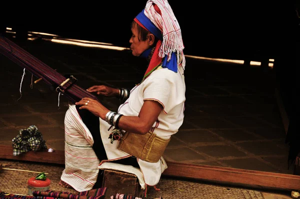 Kayan Lahwi Frauen Ethnischen Gruppen Von Kayah State Karen Menschen — Stockfoto