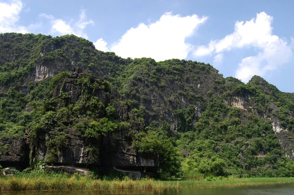 Tam Coc Bich Dong Baie Halong Sur Terre Rivière Ngo — Photo