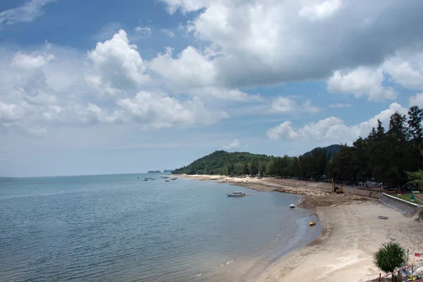 Csillagközi Homokos Strand Chumphon Bay Ben Thaiföldön Tenger Óceán Thai — Stock Fotó