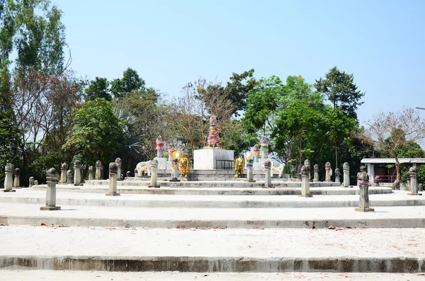 Chiangrai City Pillar Shrine or Sadu Mueang at Doi Chom Thong — Stock Photo, Image