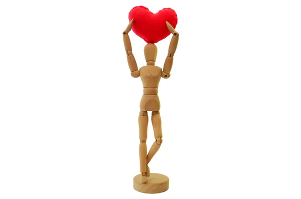 Figura umana con cuore — Foto Stock