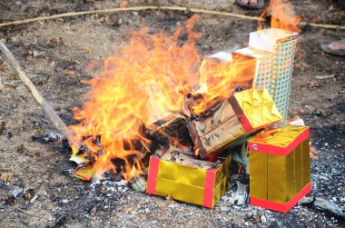 Yanmak Joss kağıt veya para Halk Festivali Çin kültürü cehennem