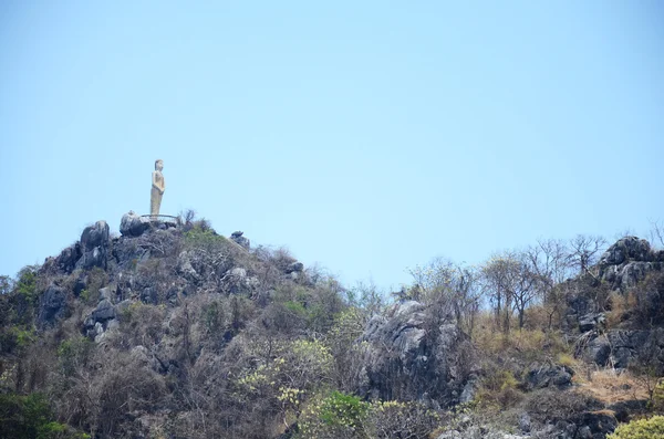 Statue de Bouddha au sommet de la montagne — Photo
