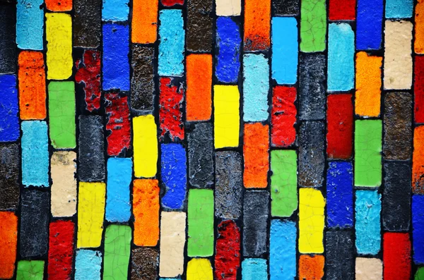 Kleurrijke muur — Stockfoto