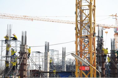 Makine inşaat şantiye worker Oluşturucu