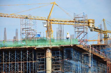 Makine inşaat şantiye worker Oluşturucu