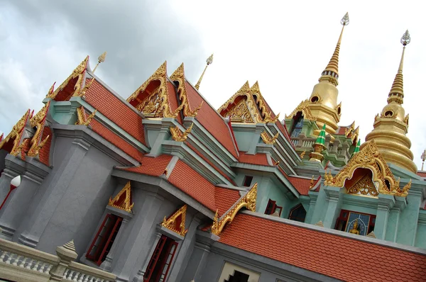 Wat Phra Mahathat chedi Pakdee Prakard. — Fotografia de Stock