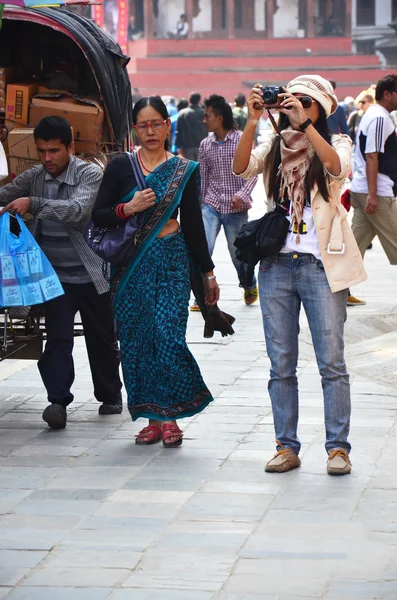 Basantapur Durbar Square in Kathmandu Nepal — Stock Photo, Image