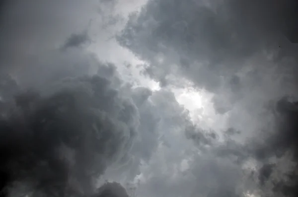 暴风雨前的乌云和天空背景 — 图库照片