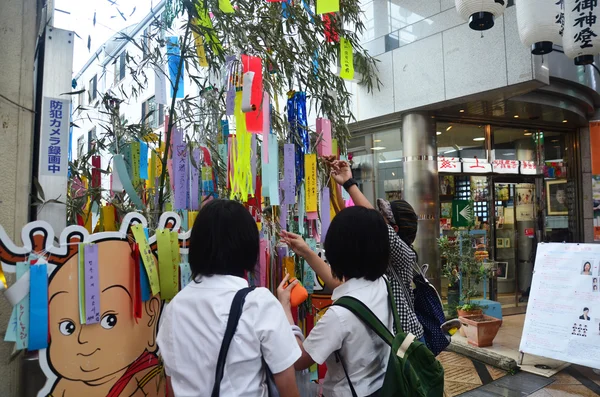 Фестиваль Танабата или Звезда, это японский фестиваль — стоковое фото