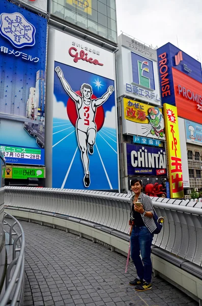 道頓堀大阪府, 日本 — ストック写真