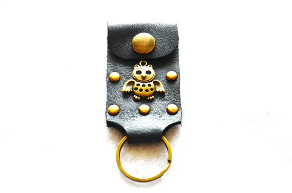 Handmade key ring and small bag — Stock Photo, Image