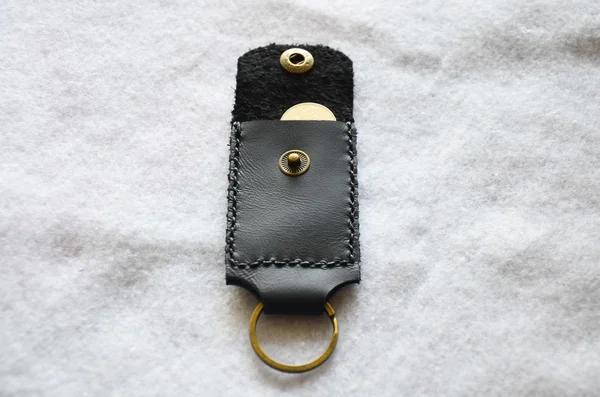 Llavero hecho a mano y bolso pequeño — Foto de Stock