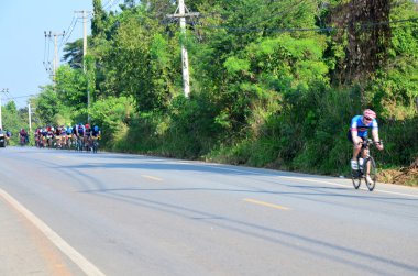 Tay insanlar Bisiklet bisiklet yarışında Khao Yai