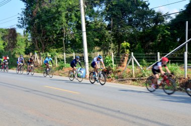 Tay insanlar Bisiklet bisiklet yarışında Khao Yai