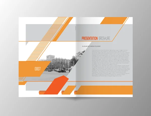 Design moderno della copertina, modello di brochure di layout, composizione astratta, presentazione della copertina. Design geometrico . — Vettoriale Stock