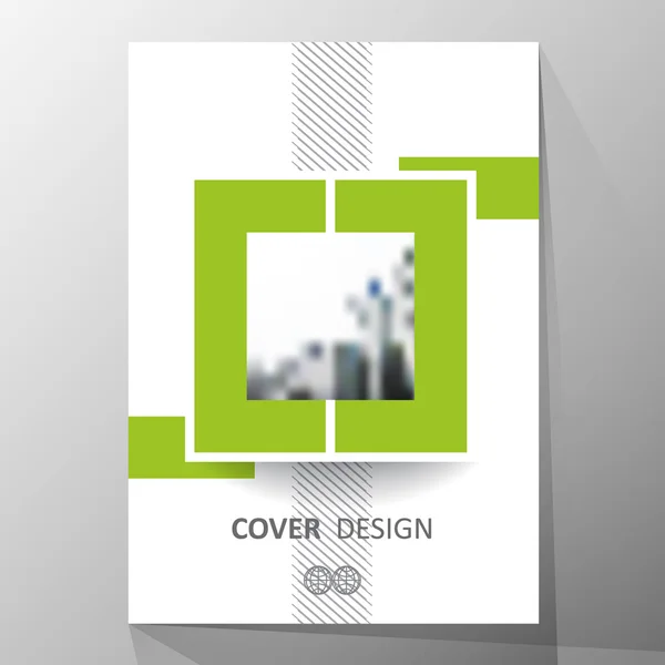 Современный дизайн обложки, шаблон макета брошюры, абстрактная композиция, презентация обложки на a4. Геометрический дизайн . — стоковый вектор