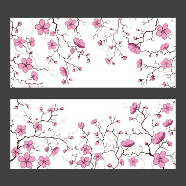 Kiraz çiçeği şube afiş.