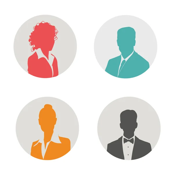 Business People icons — Stock Vector