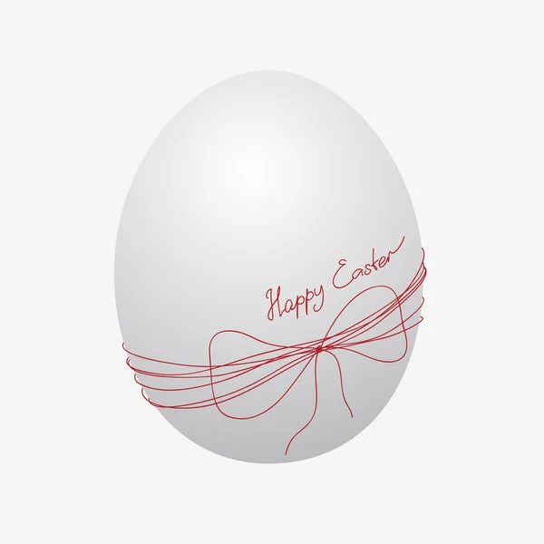 Gelukkig Paaskaart met Pasen egg. — Stockvector