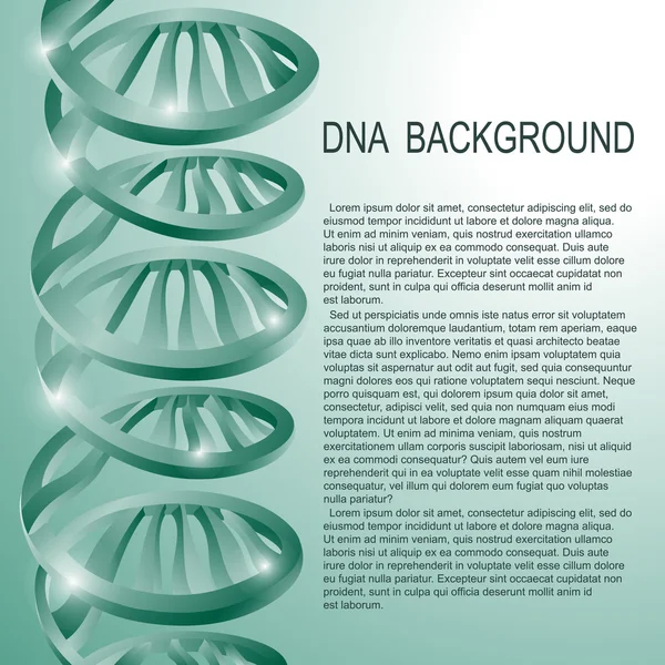 ADN fundal structură moleculară . — Vector de stoc